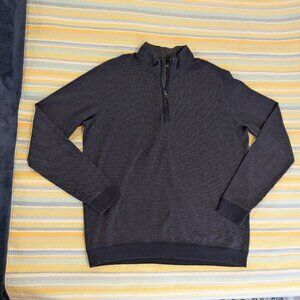 ⭐ J. McLaughlin blue 1/4 zip pullover Medium